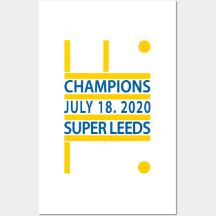 Leeds Champions Posters and Art